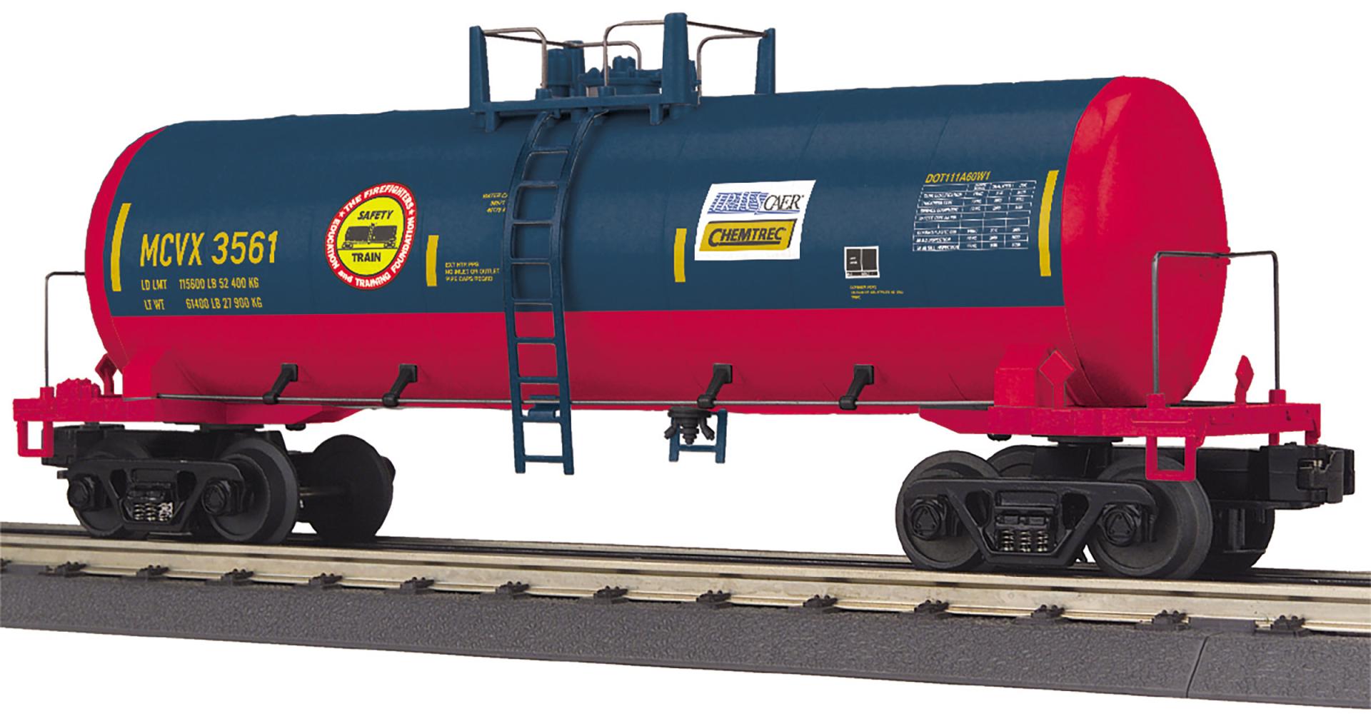 MTH 30-73683 - RailKing - Modern Tank Car "Safety Train" #3561