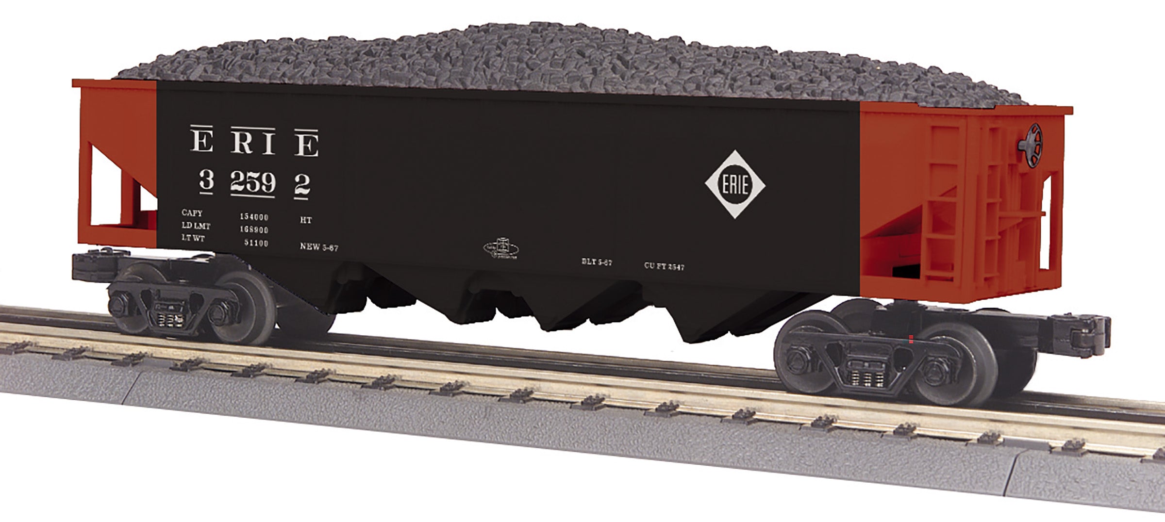 MTH 30-75752 - 4-Bay Hopper Car "Erie" #32592