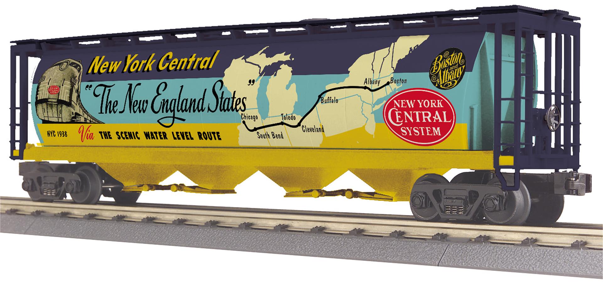 MTH 30-75777 - 4-Bay Cylindrical Hopper Car "New York Central" #1938