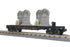 MTH 30-76927 - Flat Car "Halloween" #103125 w/ Headstones & Flickering Lighted Candles