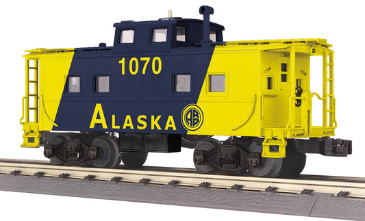 MTH 30-77423 - RailKing - Steel Caboose "Alaska" #1070