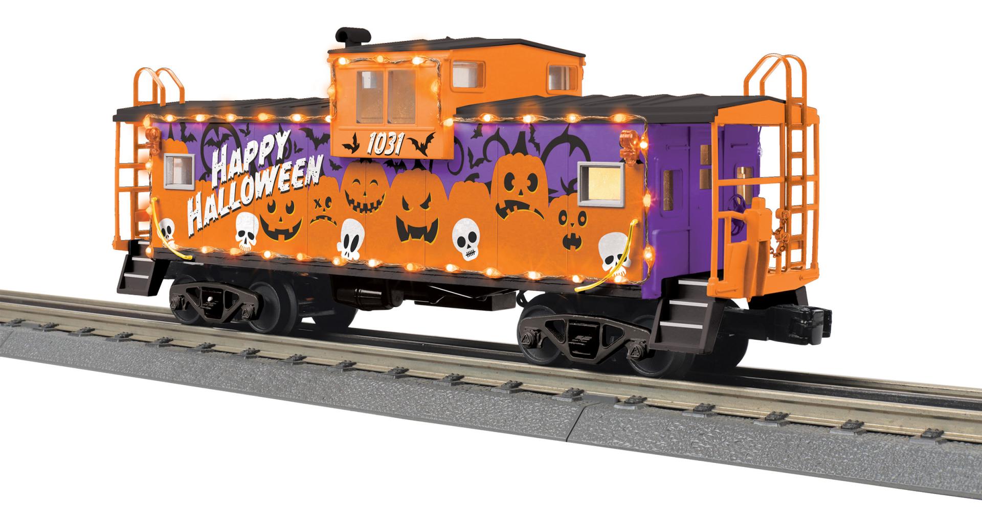MTH 30-77437 - Extended Vision Caboose "Halloween" #1031 w/ LED Lights