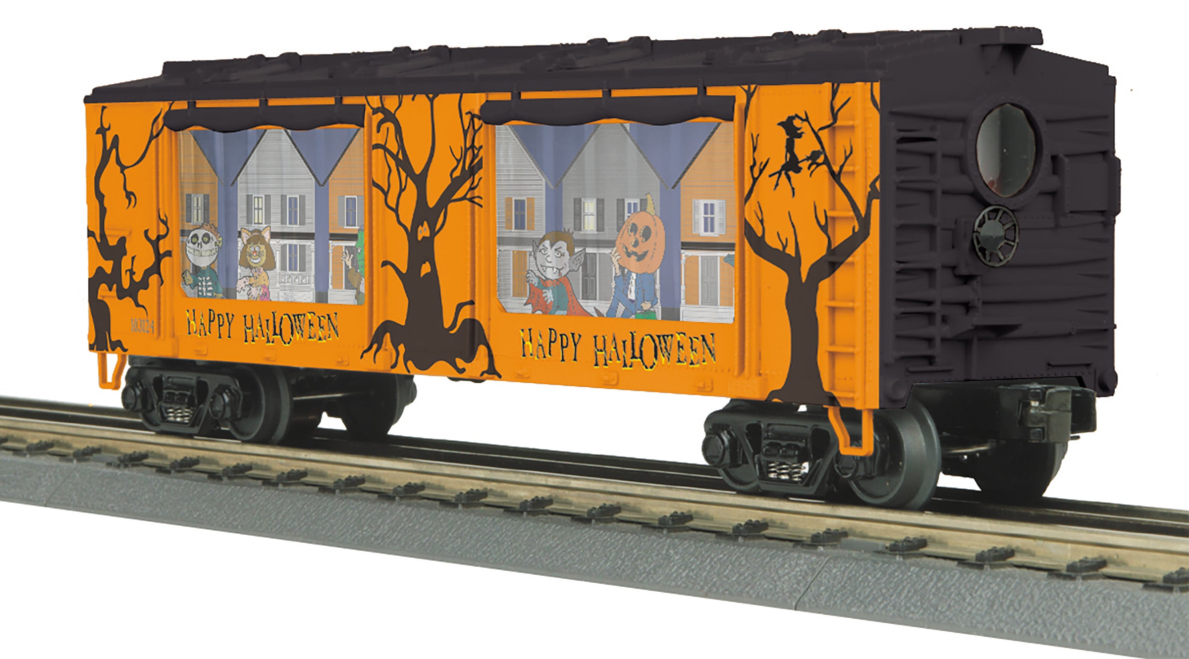 MTH 30-79690 - Operating Action Car "Halloween" (Trick or Treaters)