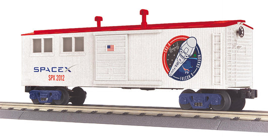 MTH 30-79741 - RailKing - Engineering Car "SpaceX" #SPX 2012
