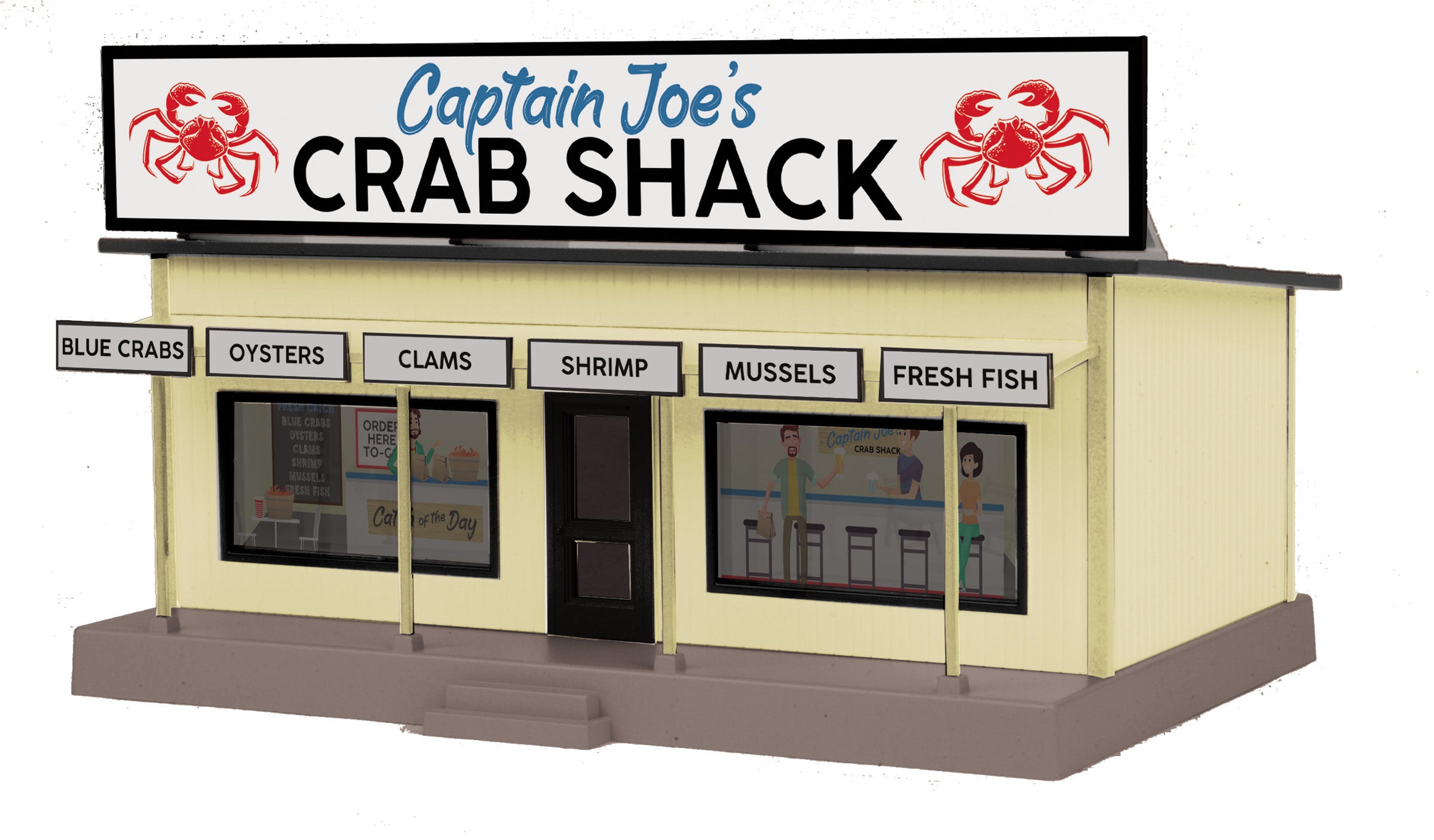 MTH 30-90691 - Road Side Stand "Captain Joe’s Crab Shack"
