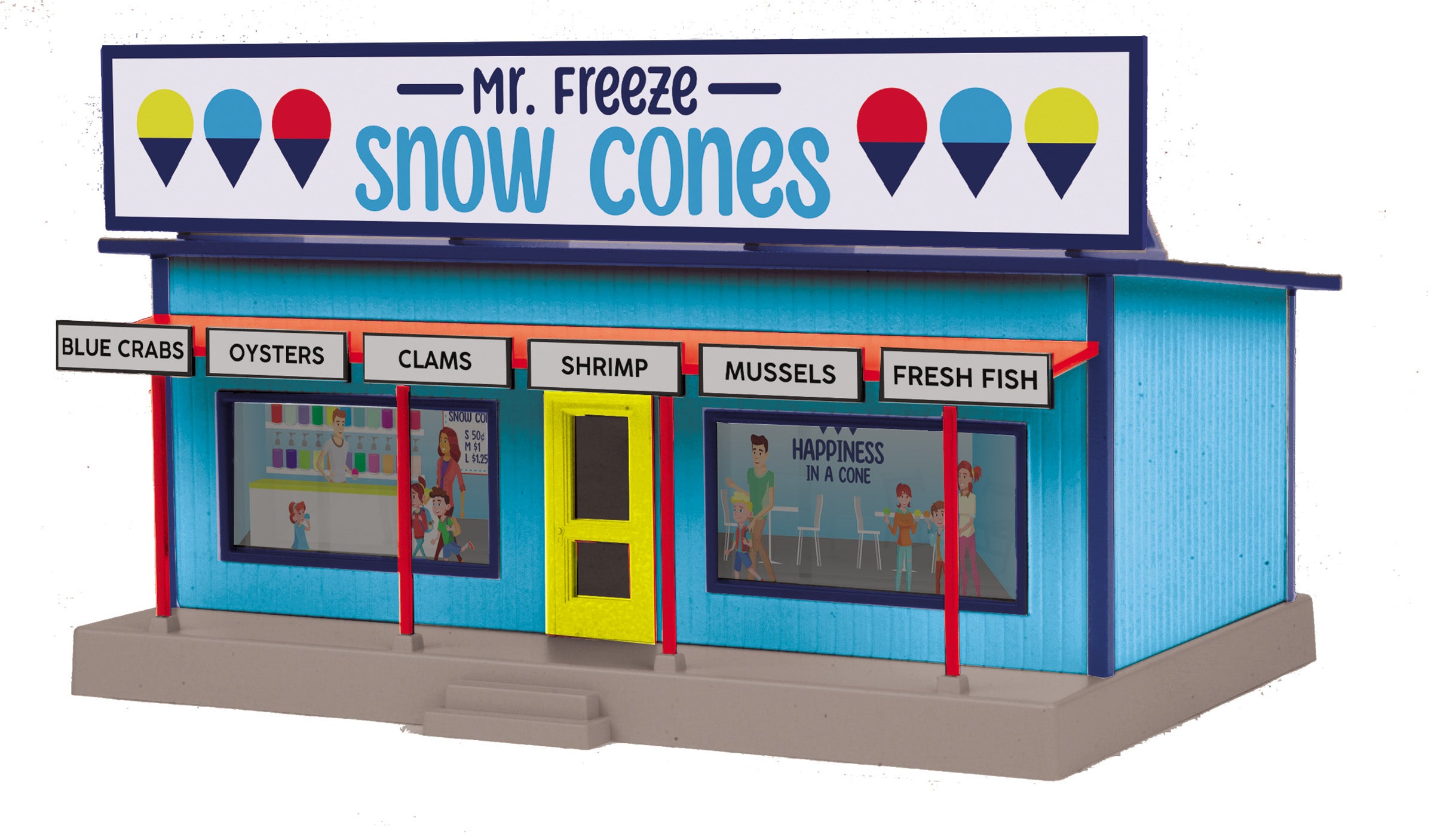 MTH 30-90692 - Road Side Stand "Mr. Freeze Snow Cones"