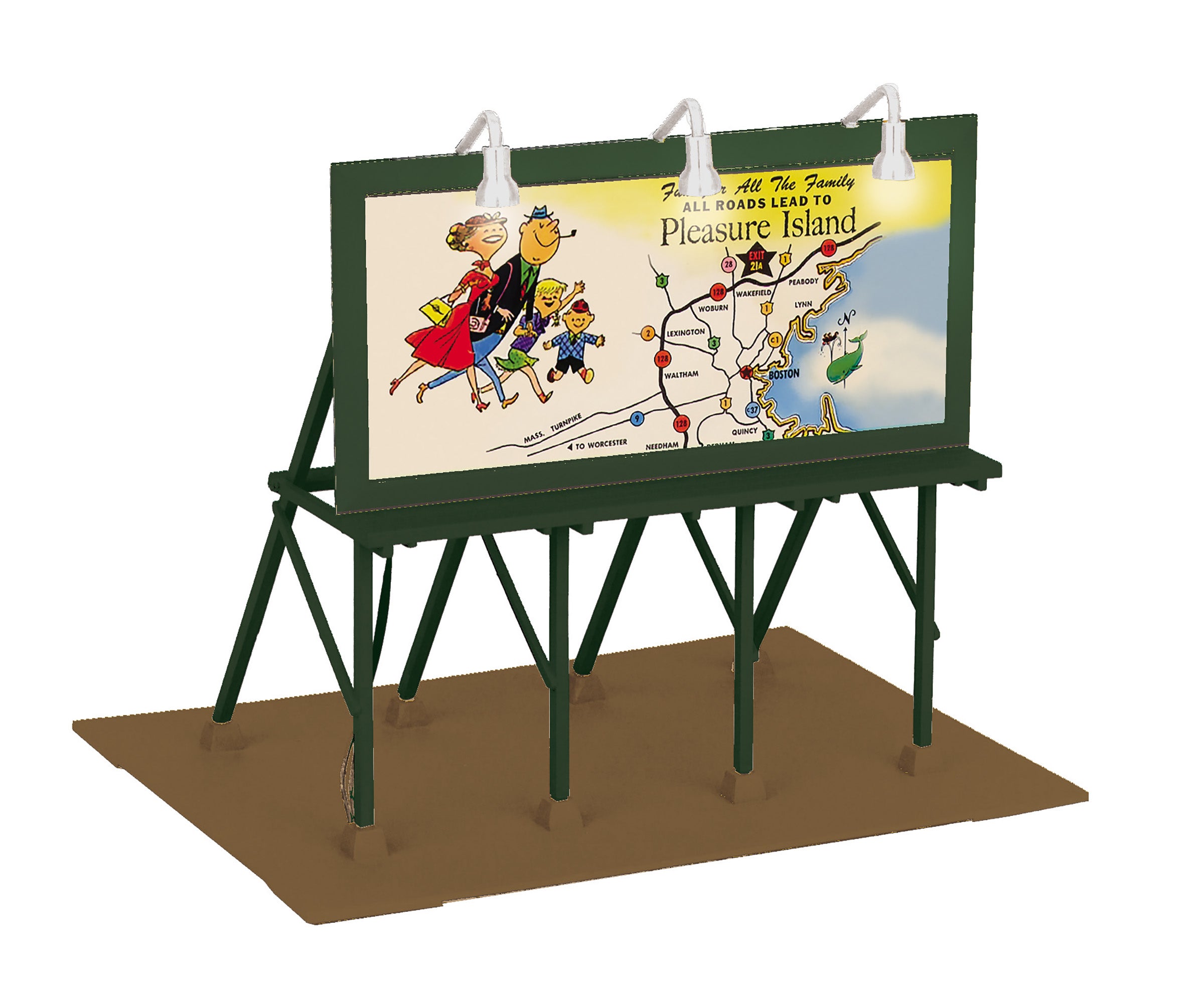 MTH 30-90701 - Lighted Billboard "Pleasure Island" – MrMuffin'sTrains