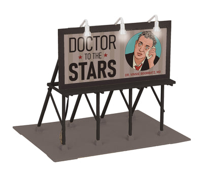 MTH 30-90702 - Lighted Billboard "Dr. Vinnie Boombatz"