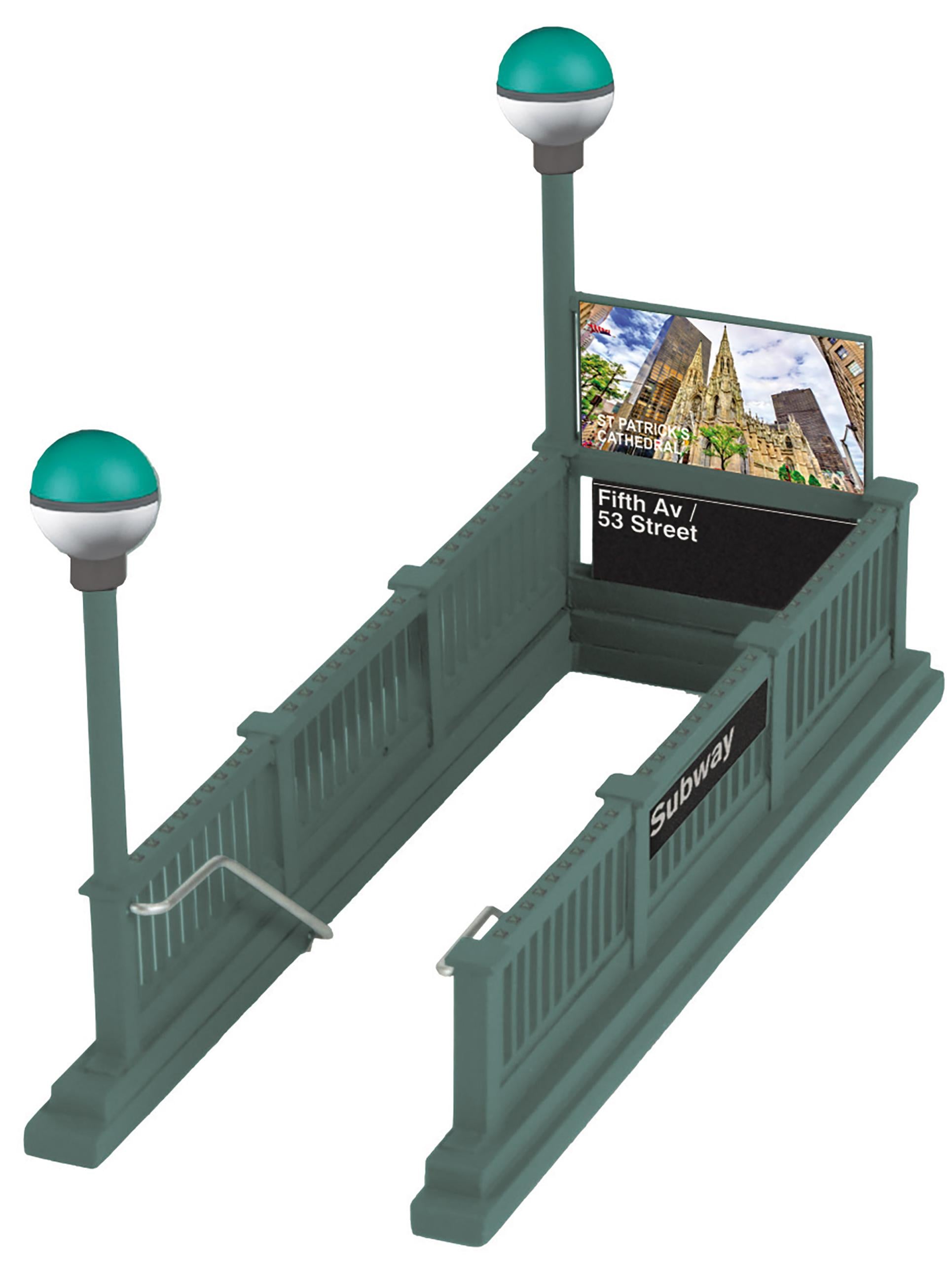 MTH 30-90769 - RailKing - Subway Entrance "Fifth Av - 53rd Street"
