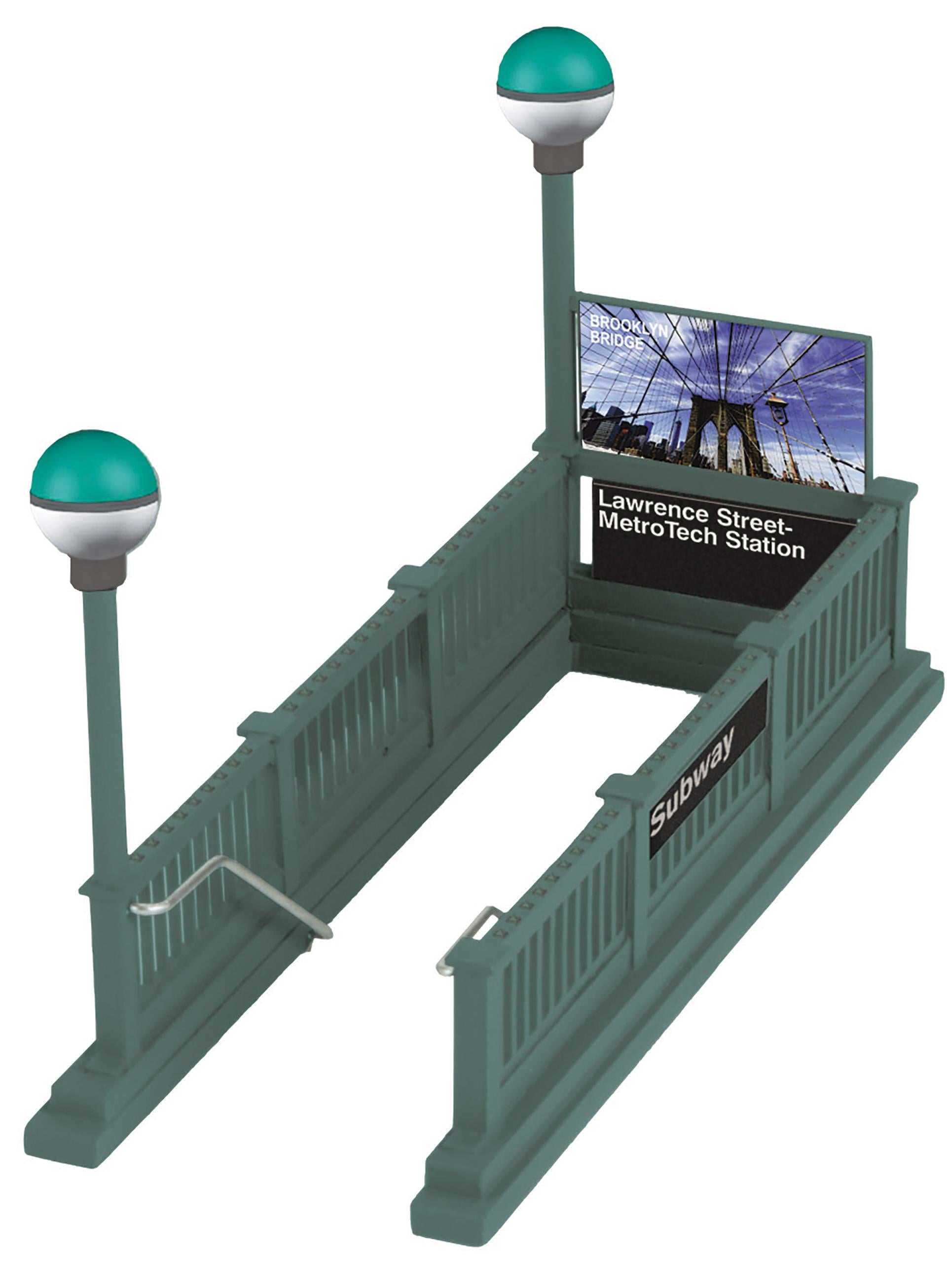 MTH 30-90771 - RailKing - Subway Entrance "Lawrence Street - MetroTech Station"