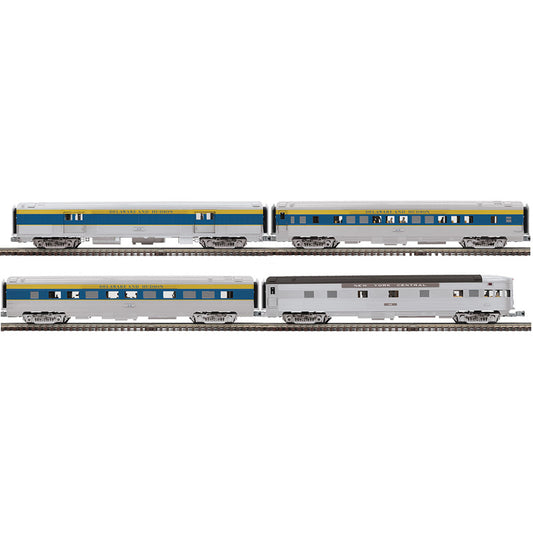 Atlas O 3001651 - Premier - 70' Streamlined Passenger Car Sets "Delaware & Hudson" (4-Car)