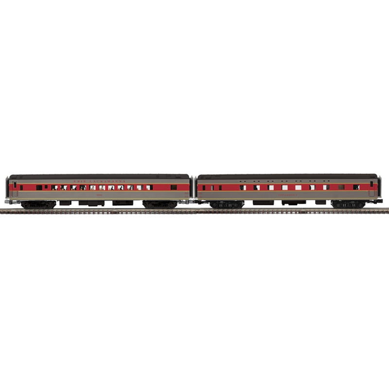 Atlas O 3001655 - Premier - 70' Streamlined Passenger Car Sets "Erie Lackawanna" (2-Car)