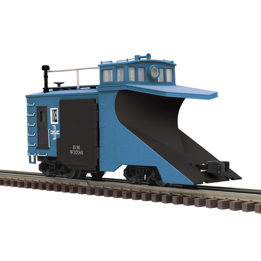 Atlas O 3001674 - Premier - Snow Plow "Boston & Maine" - MrMuffin'sTrains