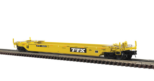 Atlas O 3001699 - Master - 40' Rebuilt Well Car “TTX” (Early TTX Logo) - MrMuffin'sTrains