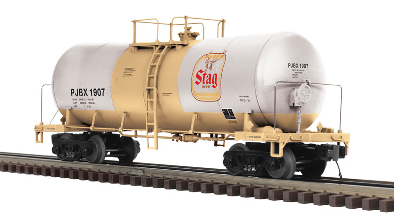 Atlas O 3001759 - Premier - Pabst Brewing Company - Funnel Flow Tank Car “PJBX” (Stag Beer)