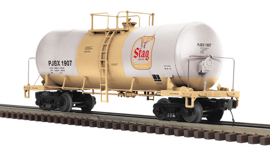 Atlas O 3002759 - Premier - Pabst Brewing Company - Funnel Flow Tank Car “PJBX” (Stag Beer)   2-Rail