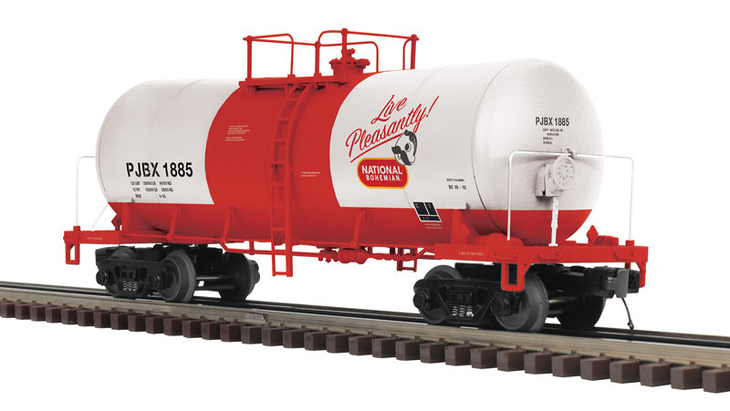 Atlas O 3002761 - Premier - Pabst Brewing Company - Funnel Flow Tank Car “PJBX” (National Bohemian)   2-Rail