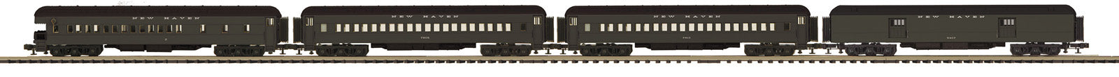 Atlas O 3001768A - Premier - Madison Heavyweight Passenger Car Set “New Haven” (4-Car)