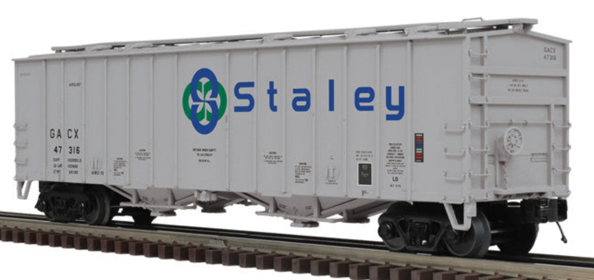 Atlas O 3001785 - Premier - 4180 Airslide Hopper Car "Staley" (GACX) - MrMuffin'sTrains