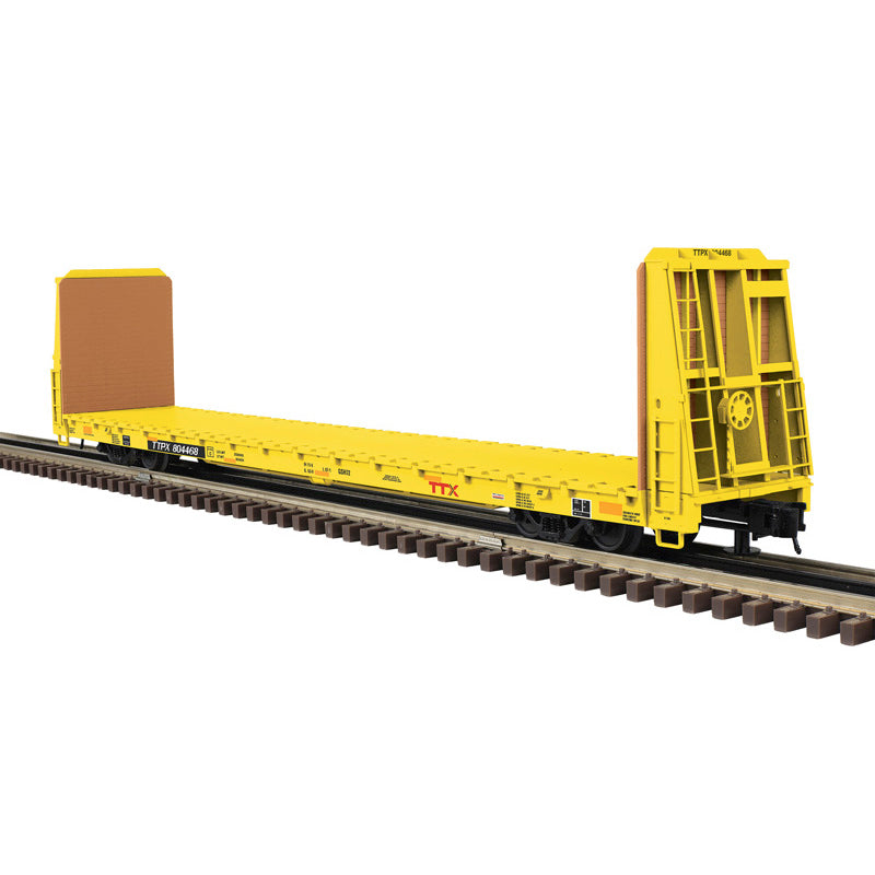 Atlas O 3002928 - Trainman - Bulkhead Flat Car 