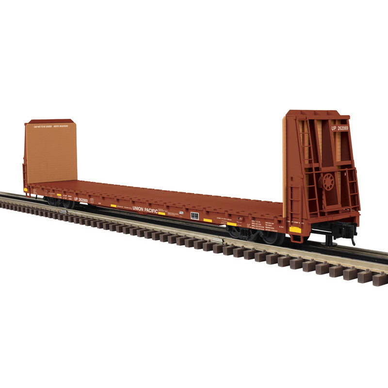 Atlas O 3002930 - Trainman - Bulkhead Flat Car "Union Pacific" (2-Rail)