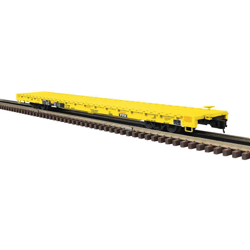 Atlas O 3001933 - Trainman - Bulkhead Flat Car "TTX" (TTMX)