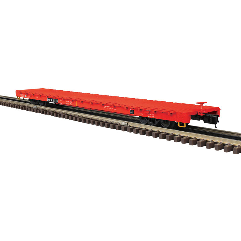 Atlas O 3002934 - Trainman - Bulkhead Flat Car "U.S. Department of Defense" (2-Rail)