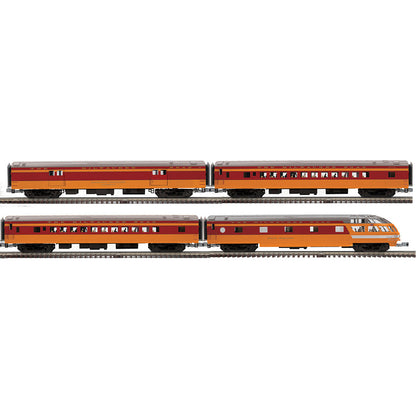 Atlas O 3001955 - Premier - 70' Streamlined Passenger Car Set "Milwaukee Road" (4-Car) - MrMuffin'sTrains