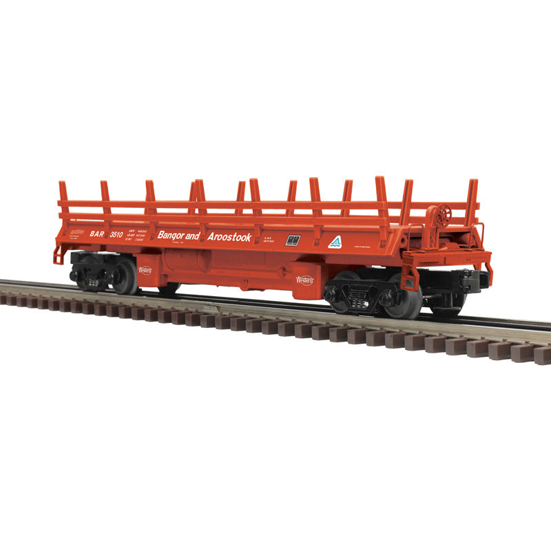Atlas O 3001969 - Premier - Operating Log Car "Bangor & Aroostook"