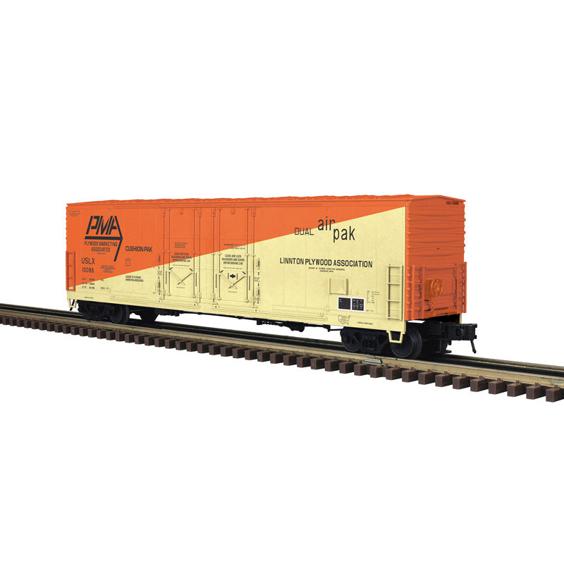 Atlas O 3001990 - Master - 53' Evans Double Plug Door Box Car "USLX" (Plywood Marketing Associates)