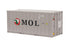 Atlas O 3002592 - Master - 20' Reefer Container “Mitsui O.S.K” (MOL)