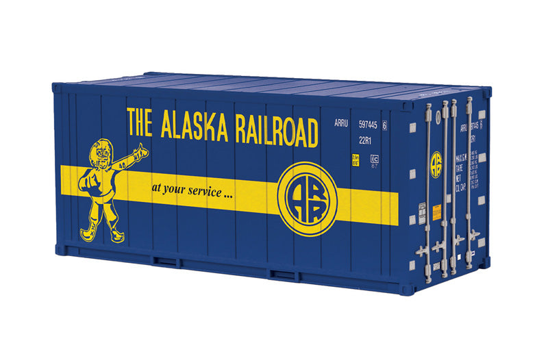 Atlas O 3002594 - Master - 20' Reefer Container “Alaska Railroad”