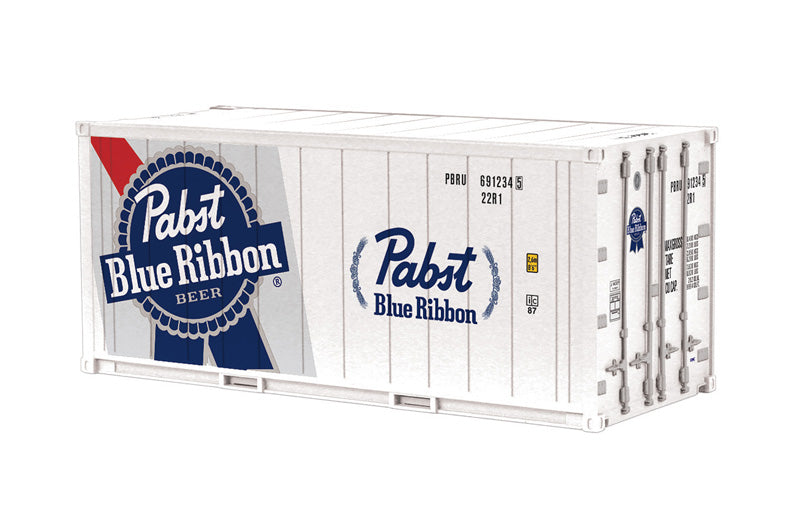 Atlas O 3002595 - Master - Pabst Brewing Company - 20' Reefer Container “Pabst Blue Ribbon”