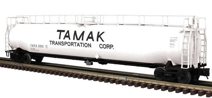 Atlas O 3002866 - Master - 33,000 Gallon Tank Car "Tamak Trans. Corp." (TGPX) 2-Rail