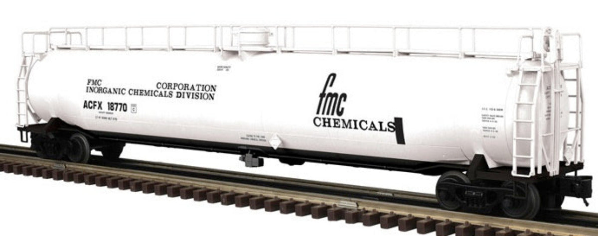 Atlas O 3001867 - Master - 33,000 Gallon Tank Car "FMC Chemicals" (ACF – MrMuffin'sTrains