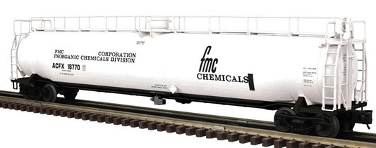 Atlas O 3002867 - Master - 33,000 Gallon Tank Car "FMC Chemicals" (ACFX) 2-Rail - MrMuffin'sTrains