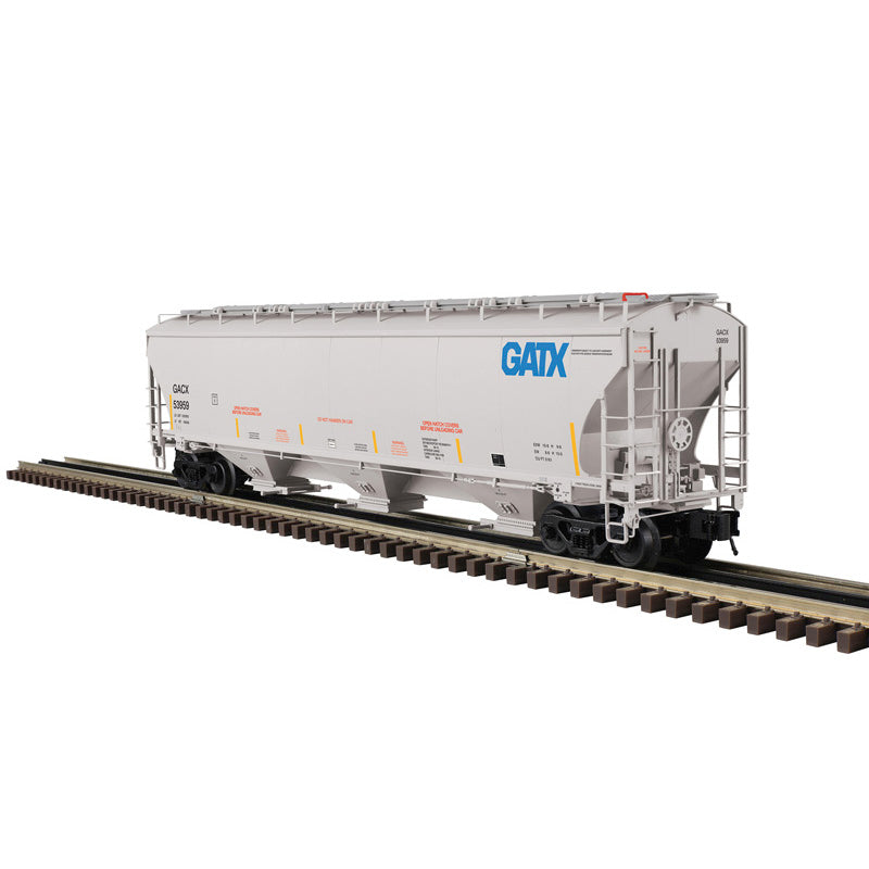Atlas O 3002922 - Master - Trinity 5161 Covered Hopper Car "GACX" (GATX Blue Logo) 2-Rail