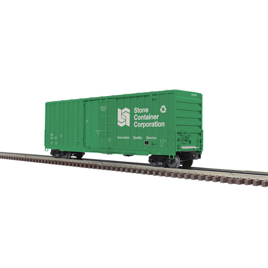 Atlas O 3003118 - Premier - 50' Gunderson High Cube Box Car "Stone Container" - MrMuffin'sTrains