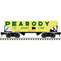 Atlas O 3003154 - Premier - 2-Bay Offset Hopper Car "Peabody Coal"