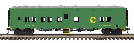 Atlas O 3007730 - Master - Express Boxcar - Troop Sleeper Car "Chesapeake & Ohio" (MOW) - MrMuffin'sTrains