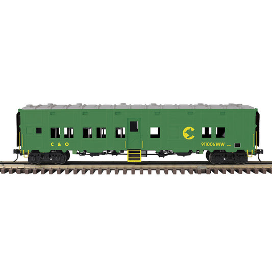 Atlas O 3008730 - Master - Express Boxcar - Troop Sleeper Car "Chesapeake & Ohio" (MOW) 2-Rail