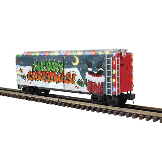 Atlas O 3009051 - Premier - 40' PS-1 Holiday Boxcar "Christmas" #25 - MrMuffin'sTrains