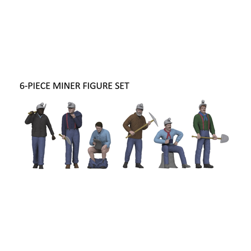 Atlas O 3009996 - Premier - Miners (6-Pack)