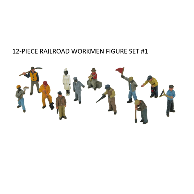 Atlas O 3009998 - Premier - Railroad Workmen Set #1 (12-Pack)