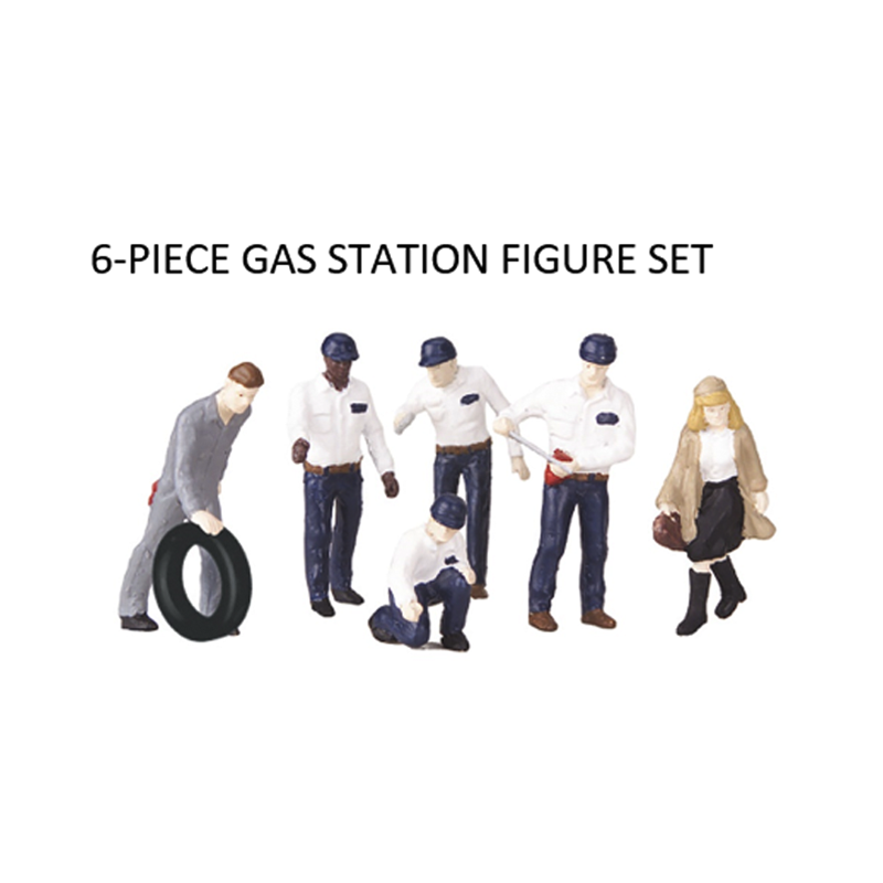 Atlas O 3009999 - Premier - Gas Station Figures (6-Pack)