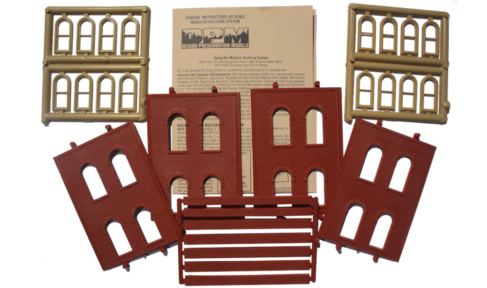 DPM HO 30108 - Two-Story Arched 4-Window