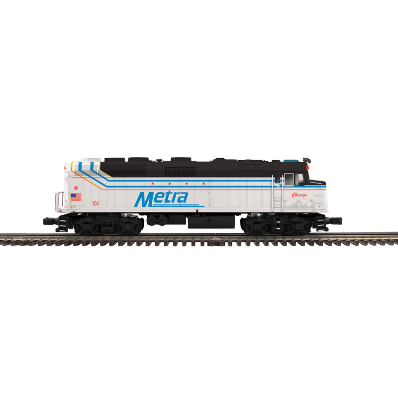 Atlas O 30138281 - Premier - F40PH Diesel Locomotive "Metra" (Chicago Unit) #104 w/ PS3
