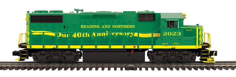 Atlas O 30138349 - Premier - GP38-2 Diesel Locomotive "Reading & Northern" #2023 (40th Anniversary)