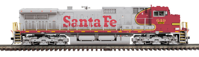 Atlas O 30138373 - Premier - C44-9W Diesel Locomotive "BNSF" #649 (ex-Santa Fe Warbonnet Patch)