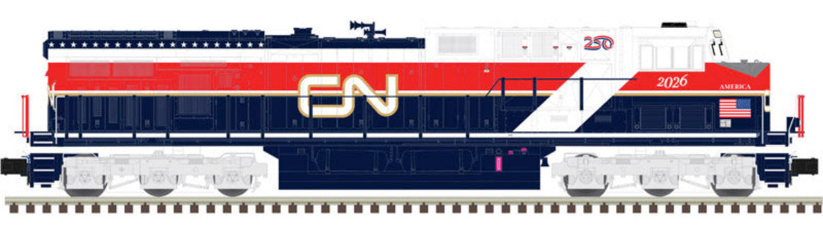 Atlas O 30138907 - Premier - ES44 Diesel Locomotive "Canadian National" #2026